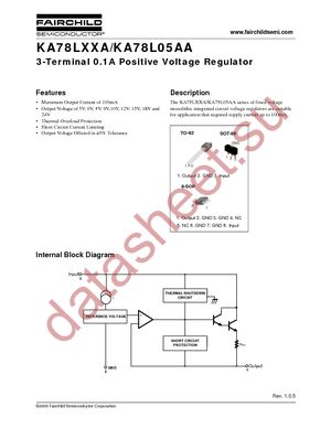 KA78L09AZTA datasheet  